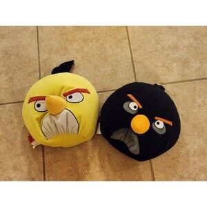 Angry Birds Lot Of 2 Stuff Plush Toys